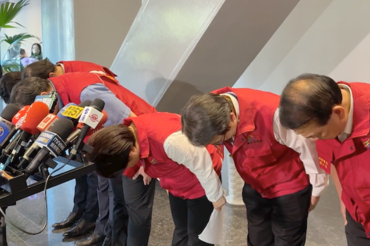 非洲豬瘟延燒全台16天後　盧秀燕鞠躬道歉了