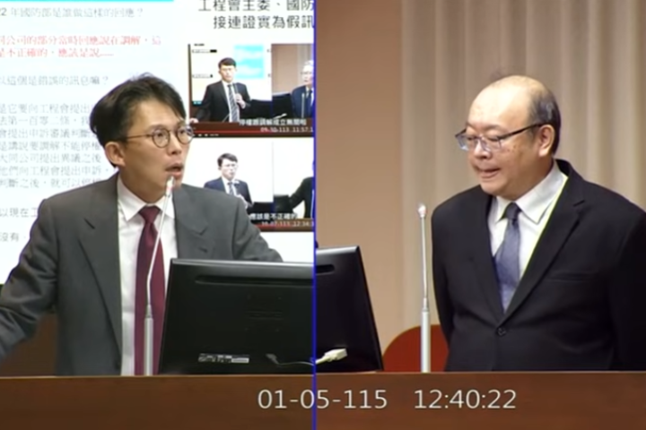 【有片】軍用品用中國貨？為不肖廠商開後門　政院修裁處權時效變2年　黃國昌：丟人現眼