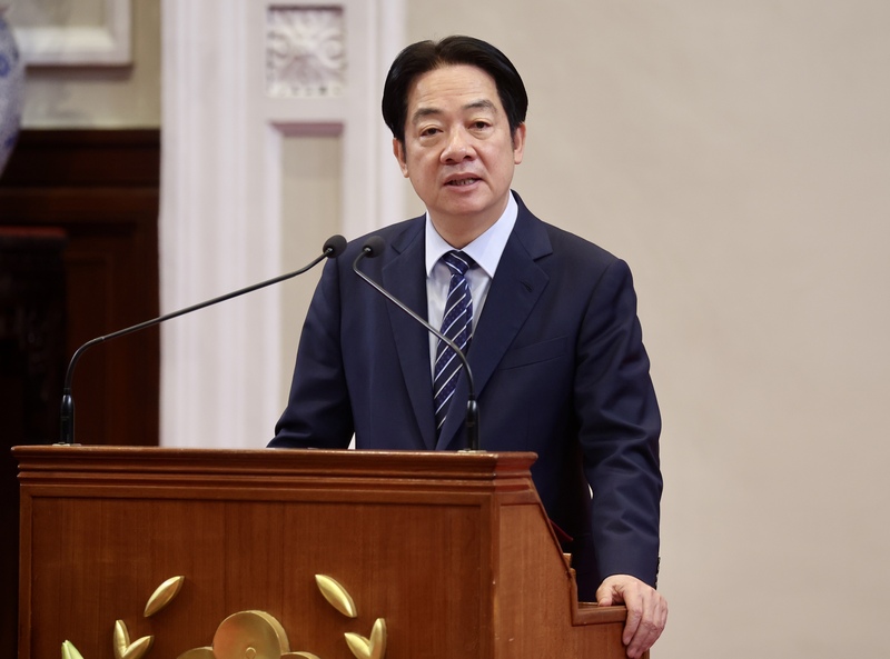 栗正傑表明會在節目中澄清，但也呼籲賴總統何不出來說清楚。圖／中央社