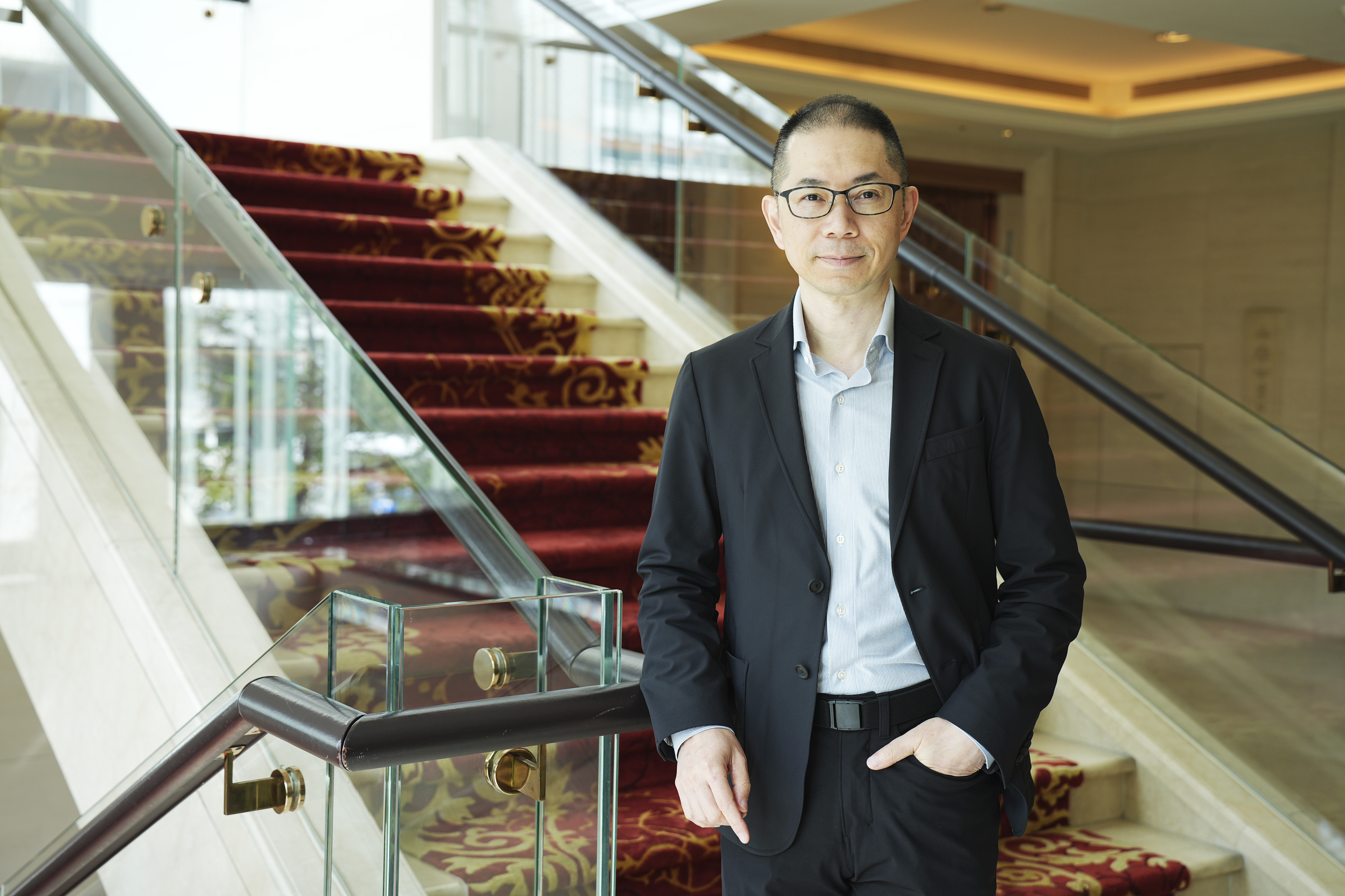香港中文大學入學及學生資助處處長王家徹。圖/記者梁鴻欣攝