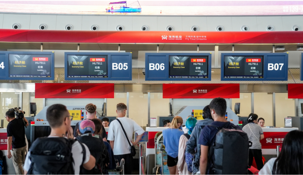 海南已開放59個國家個人的30天免簽。圖/取自海南日報