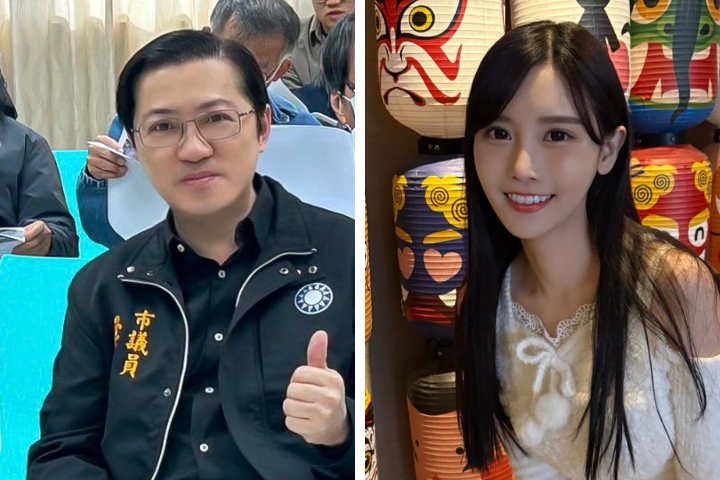 藍議員梁為超被爆包養寫真網紅！本人澄清：只是認識的關係