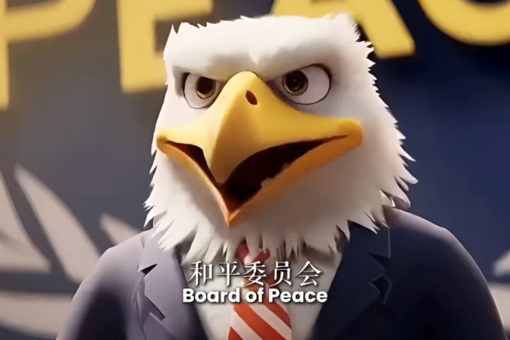 【有片】14秒短片海外瘋傳！陸官媒諷川普和平委員會變成「厭倦和平」