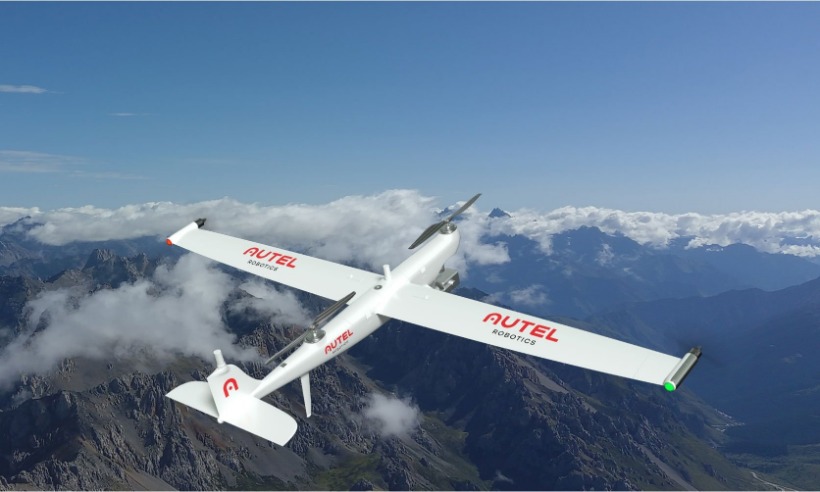 圖為道通Autel「龍魚」無人機，為傾斜旋翼且能垂直起降，外銷機種眾多。圖／取自D-DRONERS 