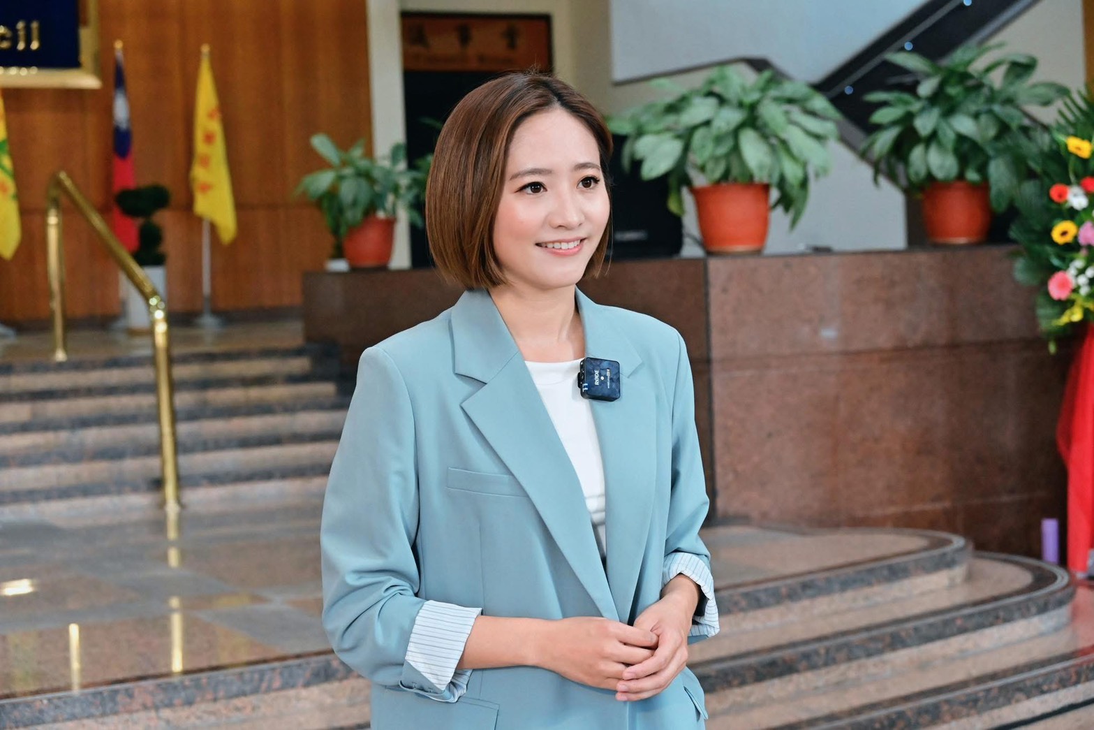 新竹副縣長陳見賢延攬田芮熙任發言人　網友直呼：跟王淨好像 