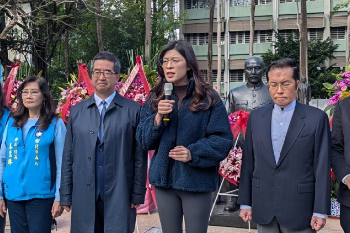 紀念國父逝世101周年　鄭麗文：台灣可主導「締造兩岸和平」