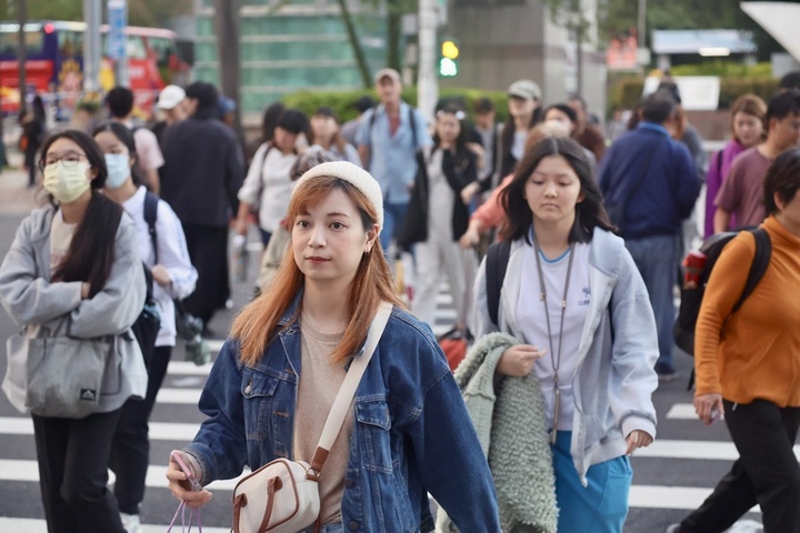 白天各地溫暖　東北季風挾冷空氣周三南下