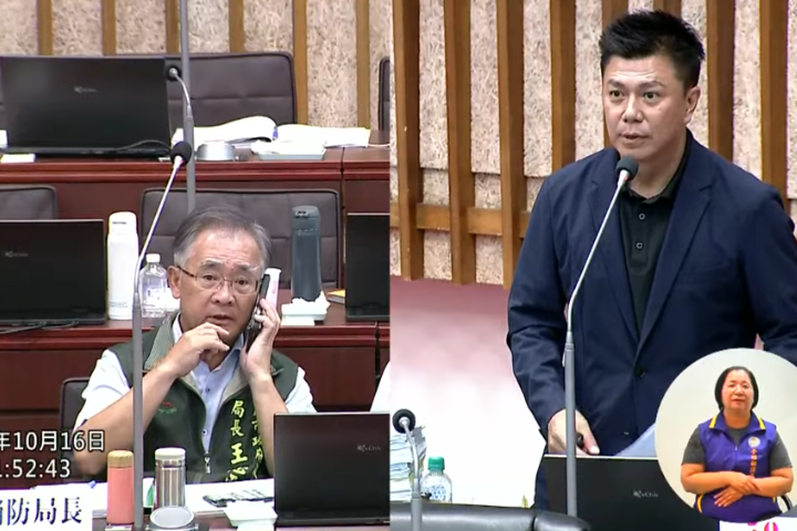 消防局長不甩議員質詢接市長電話 陳其邁:不知道他在備詢