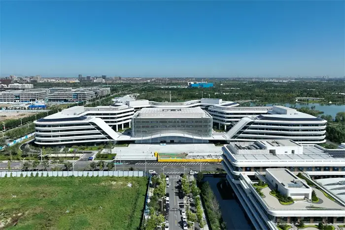 中國「無線電創新院 」可說是雄安新區中國衛星線部的核心所在。圖／取自搜狐