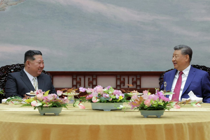睽違66年同框 金正恩破紀錄5天訪陸  明確表態支持中共涉台問題