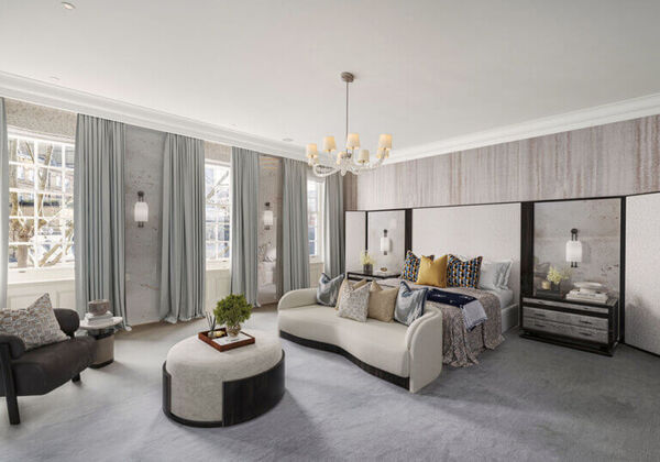 圖為主臥室，空間極大。圖／取自 Abode2 X