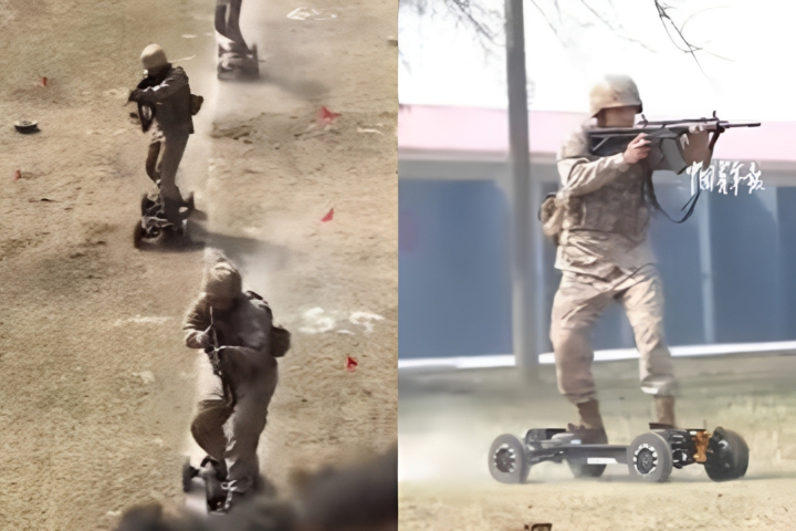 【有片】借鑑俄烏！共軍電動滑板車投入實戰　成「最後一公里」突擊關鍵裝備