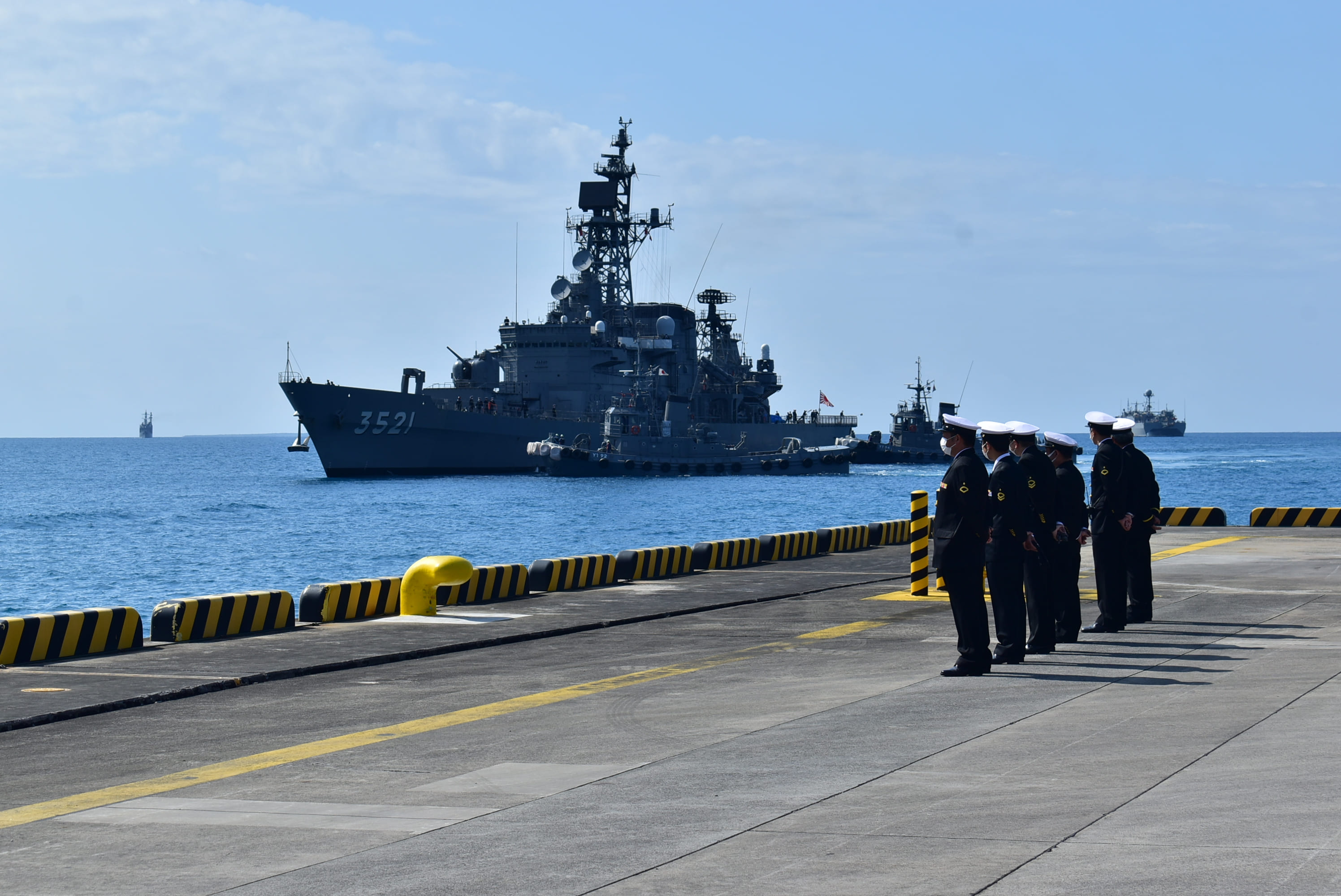 日本右翼政權強化「周邊有事」布防後,日本沖繩基地也日漸受到重視。圖/取自日本海上自衛隊沖繩基地 官網