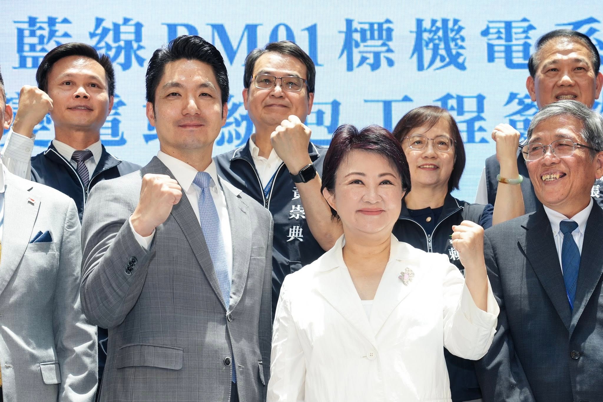中聯油脂食安風暴，台北市長蔣萬安與台中市長盧秀燕炮火猛烈，也讓外界看到他們的企圖心。圖／取自盧秀燕臉書
