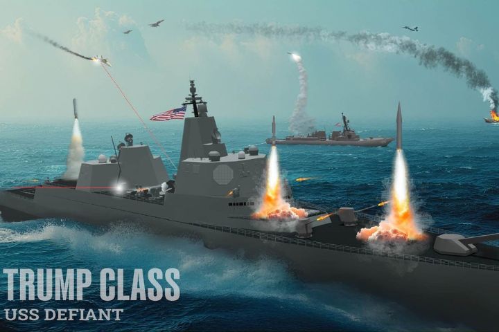 美海軍建「川普級」戰艦！核動力搭載極音速飛彈　造價5500億比航母貴