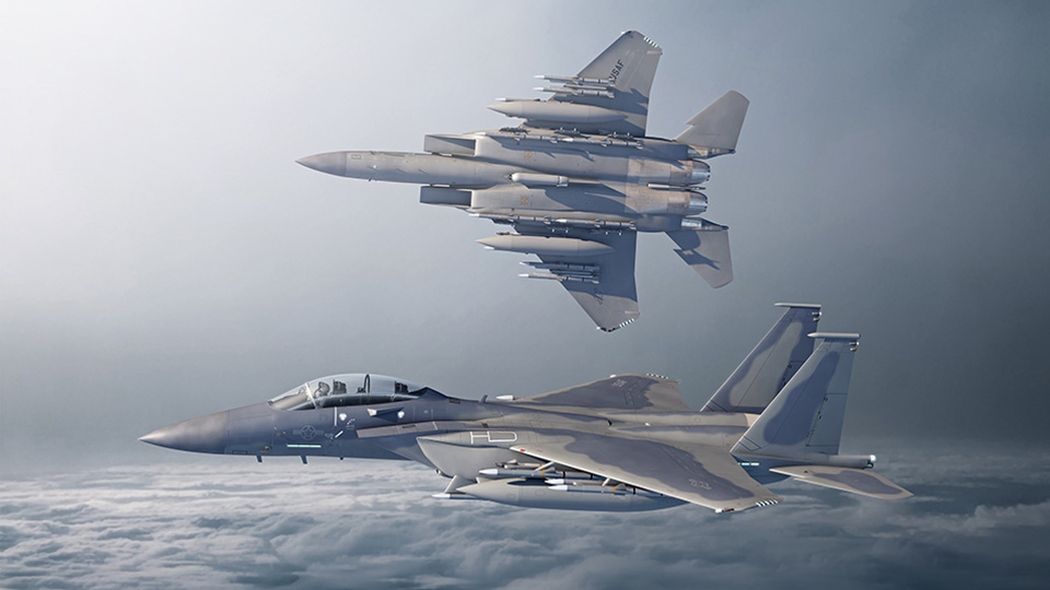以哈戰爭爭持續進行，美國正考慮出售F-15戰機給以色列。圖/取自波音公司官網