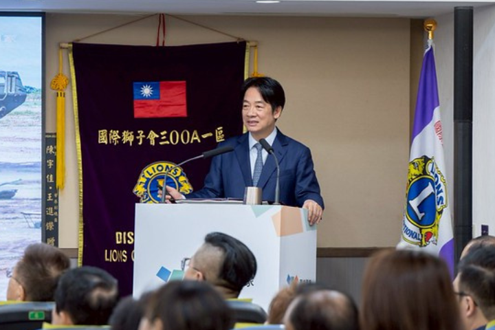圖為總統賴清德啟動「團結國家十講」，第4講地點選在扶輪社聚會場合。圖/取自總統府網站