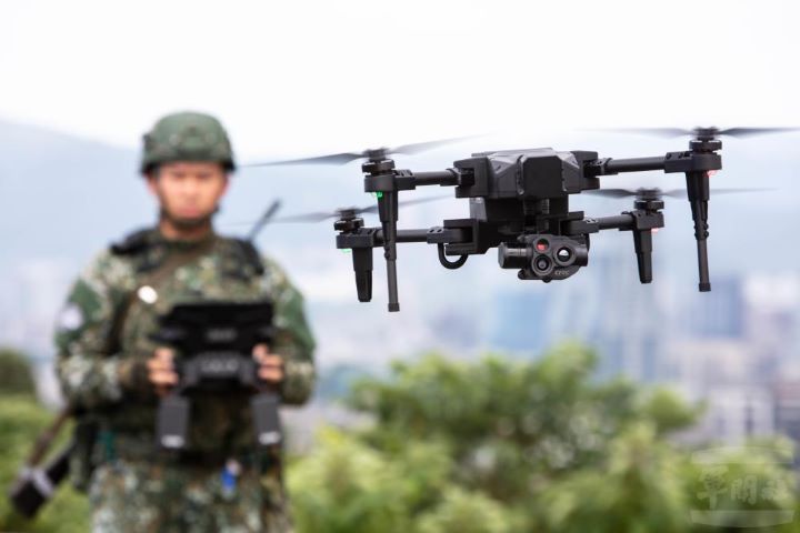 國軍漢光演習「微型無人機」亮相，強化戰場監偵。圖/取自軍聞社