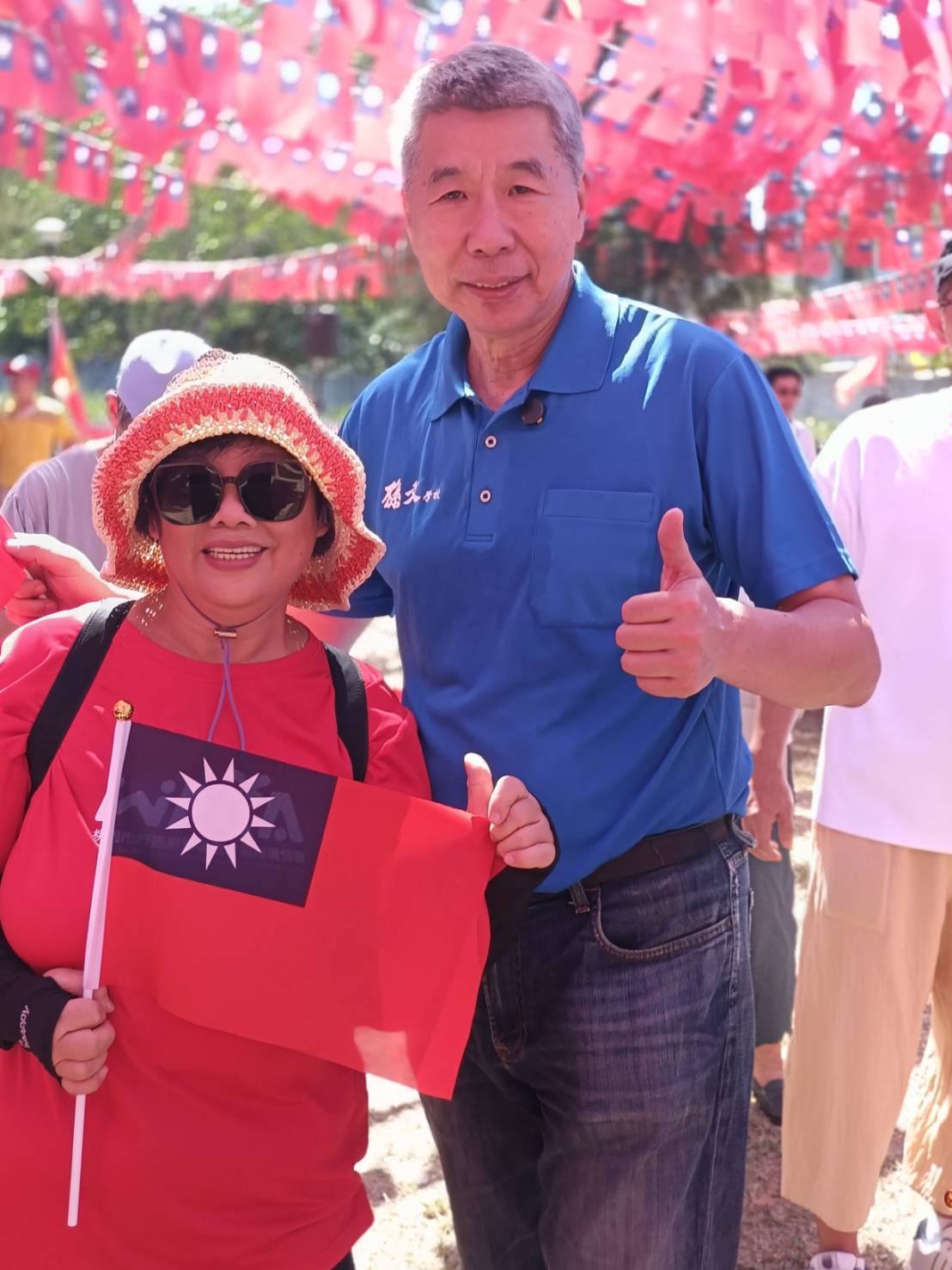 孫文學校總校長張亞中在投完票後，對國民黨發出「最後告誡」。圖／取自張亞中臉書