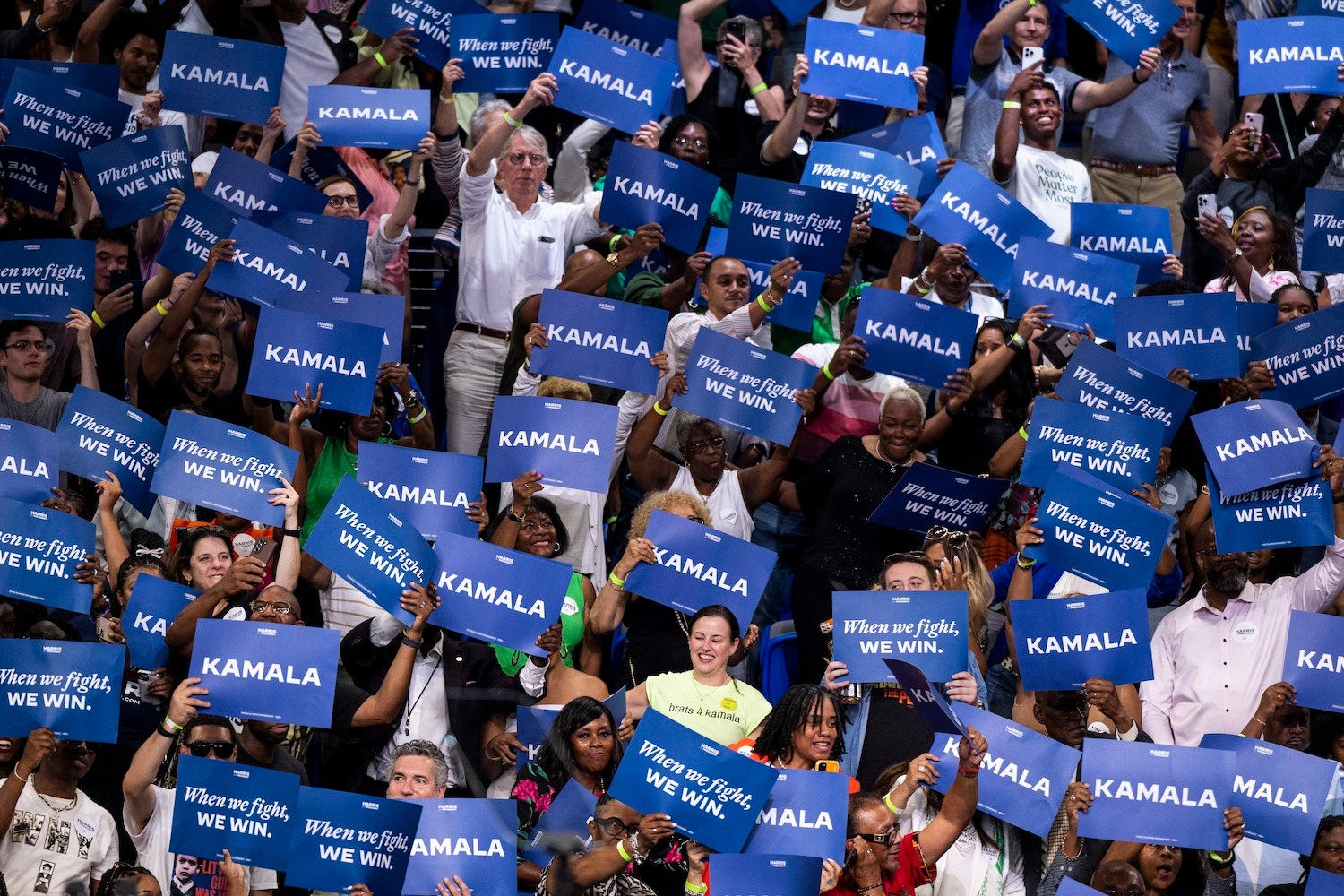 賀錦麗的副手華茲可以贏得猶豫不決的選民的支持。圖／取自＠kamalaharris IG