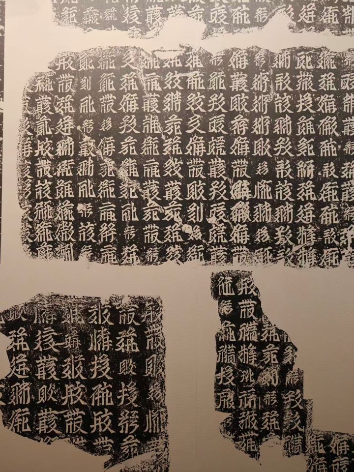 西夏景宗李元昊命大臣野利仁榮創製西夏文,參考漢字造字原理,發展出屬於自己的表意方塊文字。圖/記者駱志青攝