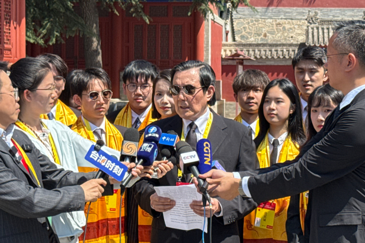 馬英九受訪時表示，參與公祭祖伏羲大典，代表中華民族追本溯源、尋根問祖的優良傳統。圖/馬英九基金會提供