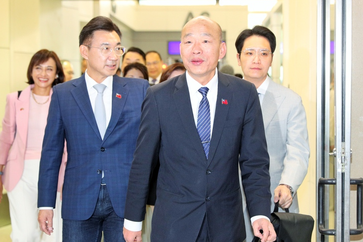 訪歐成功見到法參院議長、英下議院議長　韓國瑜：5月下旬將有英法議員回訪