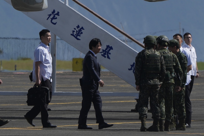 民進黨全代會上，賴清德顯然難以在綠營一統天下，民進黨勢必形成雙軌核心聯盟。圖為賴總統赴花蓮空軍基地視導漢光演習。圖/中央社