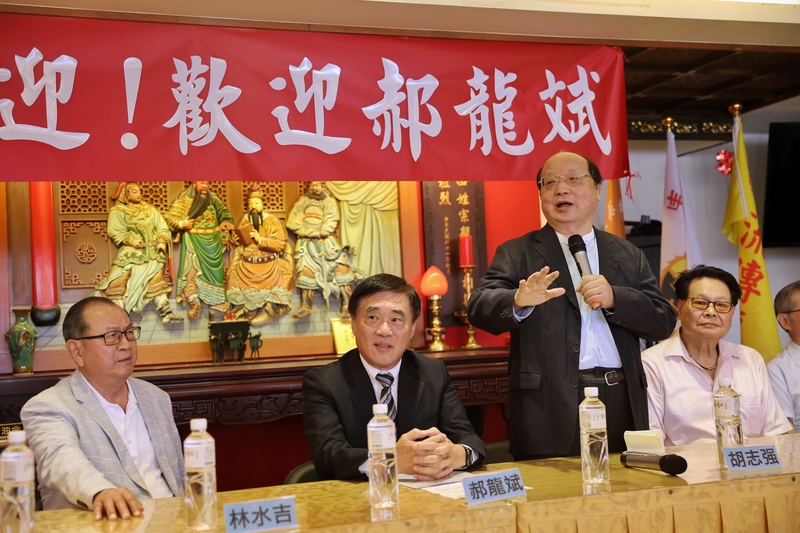 力挺郝龍斌　胡志強：相信中部會是他的得票大本營