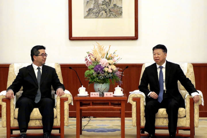 不甩陸委會嗆無法取代兩岸官方溝通　宋濤肯定國共重啟對話平台