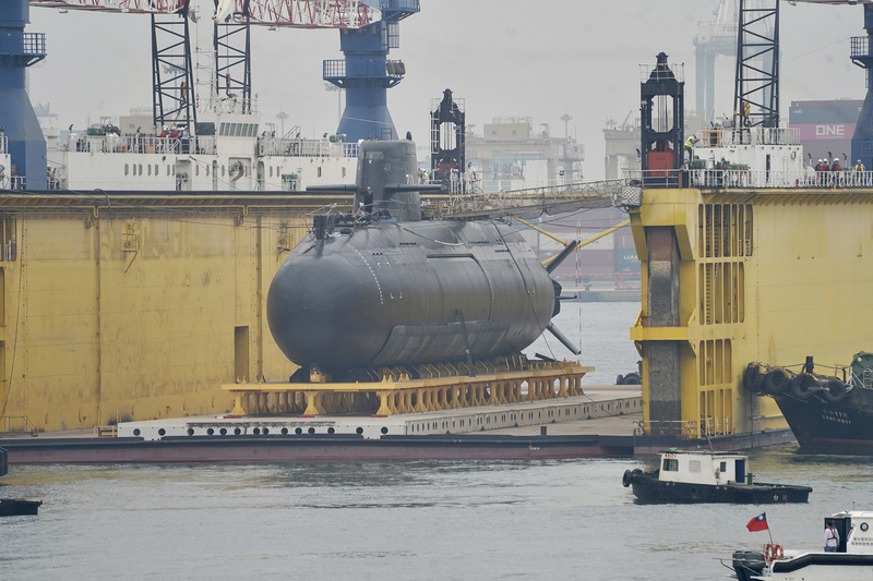 「海鯤號」潛艦7/15啟動出塢 估9月展開海上測試