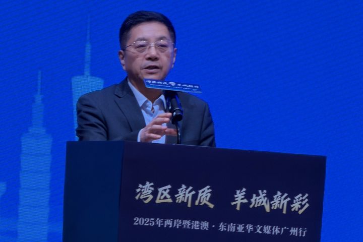 大陸海協會副會長馬曉光出席啟動儀式時表示，兩岸「同根同源、血脈相連」，而廣州長期是兩岸交流的重要節點。圖/記者陳素貞攝