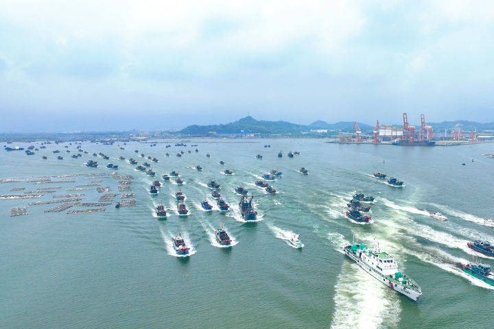 每年兩季的開漁期，萬船齊發打漁在沿海比比皆是。圖／取自南方報業網