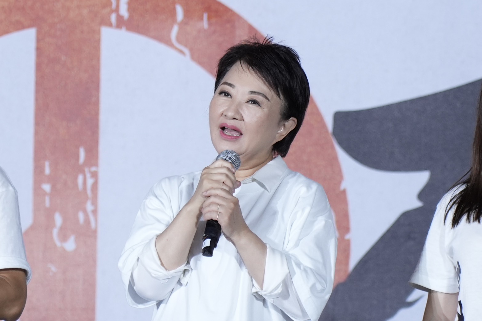 國民黨縣市長上凱道力挺選區藍委 盧秀燕呼籲投不同意罷免守護民主、團結、善良