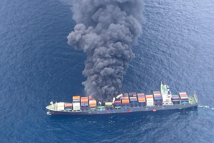 【更新】萬海「旺春輪」印度外海起火爆炸　4船員失蹤包括2台灣人