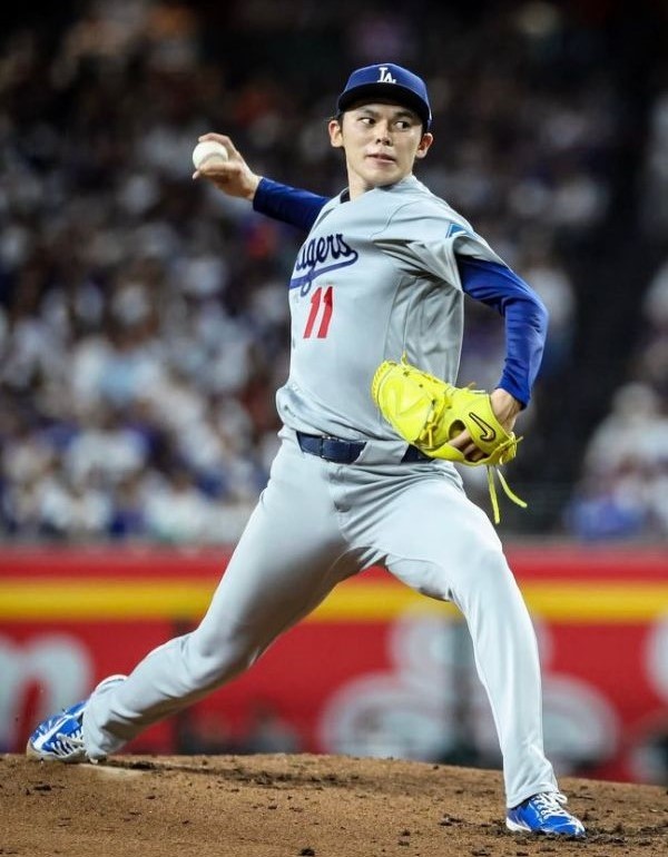 佐佐木朗希最終主投6局，只被擊出4支安打、失掉2分，並送出5次三振，繳出本季第6場優質先發。圖/取自dodgers IG