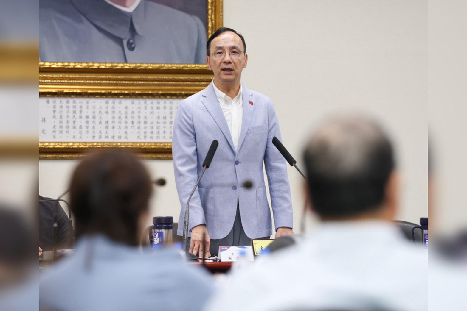 外界認823七席很穩 朱立倫示警：非常危險 不能掉以輕心