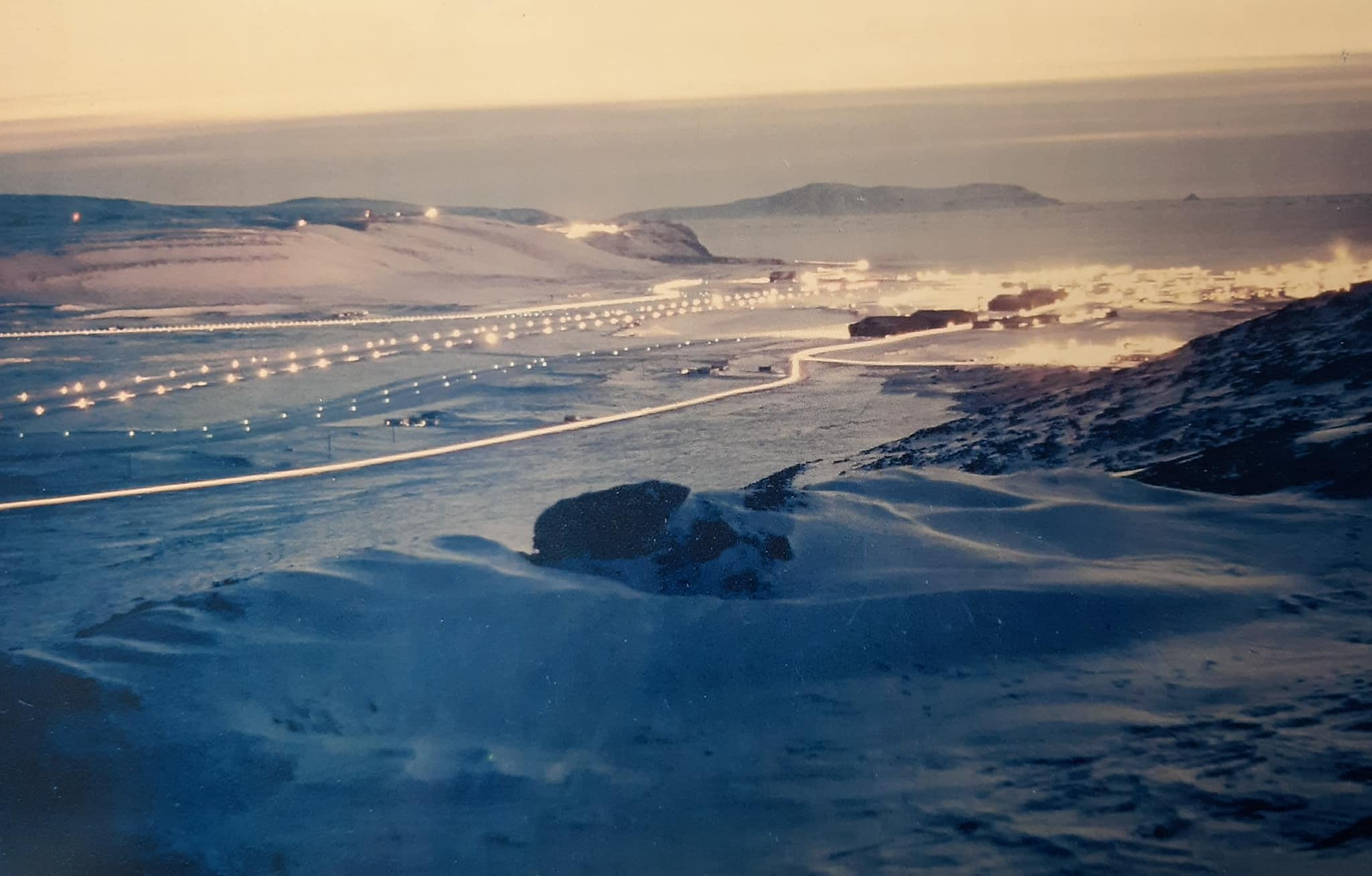 圖為美軍駐格陵蘭的圖勒空軍基地。圖/取自Gunner Clod-Svensson FB