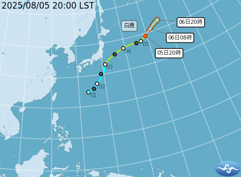 西太平洋海面颱風現況。圖/取自中央氣象署
