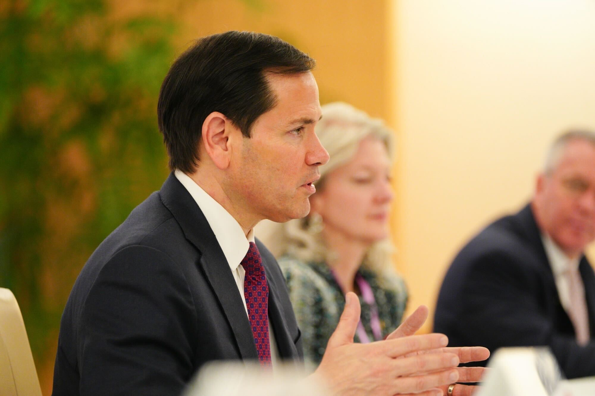 美國務卿盧比奧日前訪東協時曾表態,美國不會為了貿易讓步而犧牲台灣。圖/取自Secretary Marco Rubio X