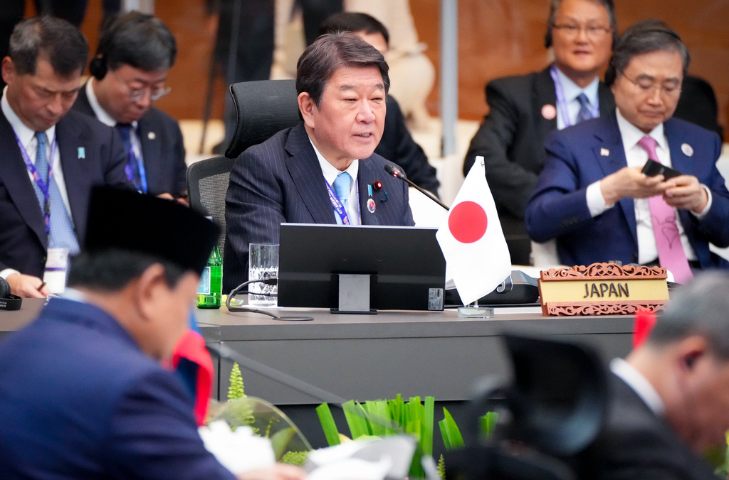 北京要他照念全文　日外相茂木僅重申1972年公報　為「台灣有事」降溫