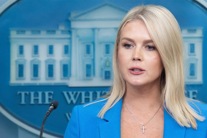 萊維特休產假　白宮新聞簡報改輪值　川普也將上陣代班