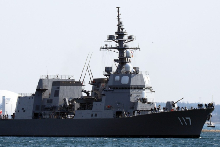 日本海上自衛隊巡防艦「涼月號」去年7月4日誤闖大陸領海，遭陸方砲擊警告，險釀軍事衝突。圖/取自日本海上自衛隊官網