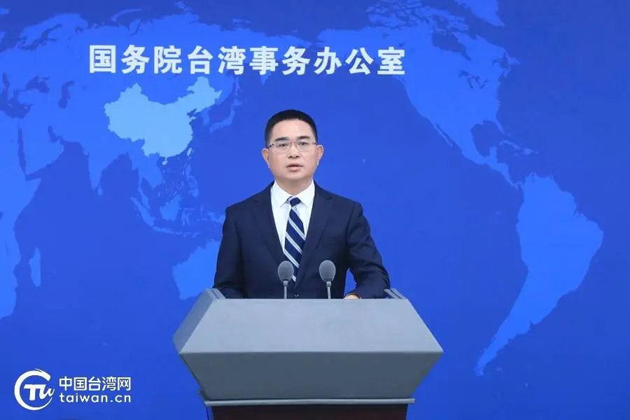 大陸國台辦發言人陳斌華宣布懲戒台灣5名嘴，指其挑動兩岸敵意對立。圖／取自中國台灣網