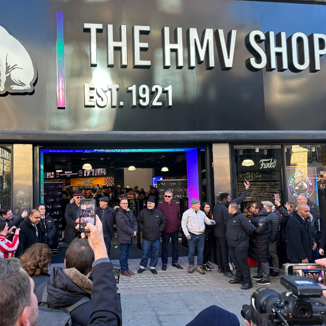 倫敦HMV唱片旗艦店 重返牛津街原址