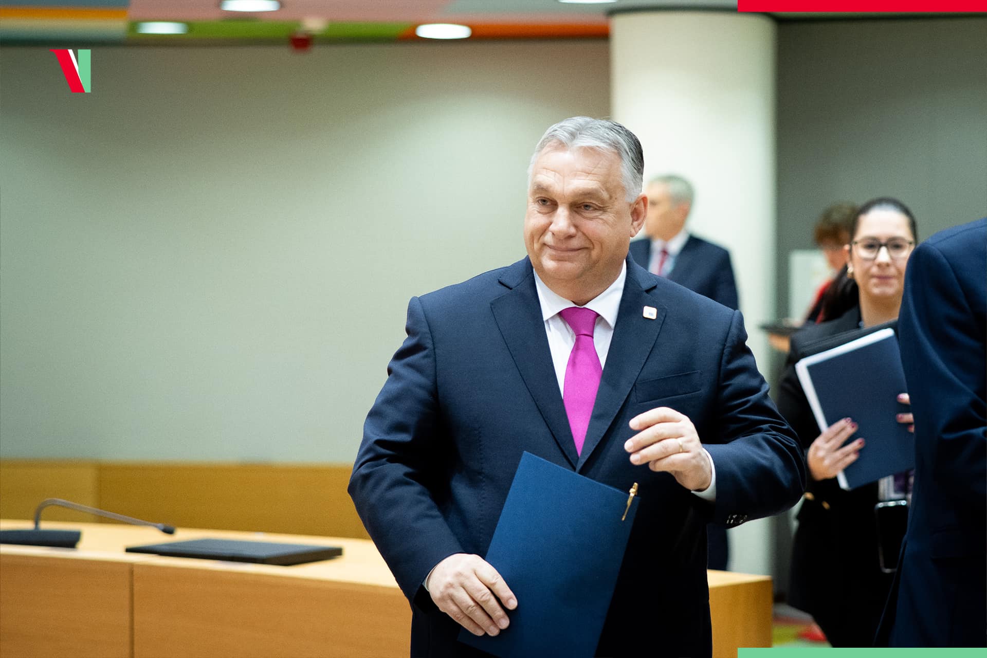 匈牙利總理奧班離席棄權，從而為烏克蘭的入盟談判鋪平道路。圖/取自Viktor Orban臉書