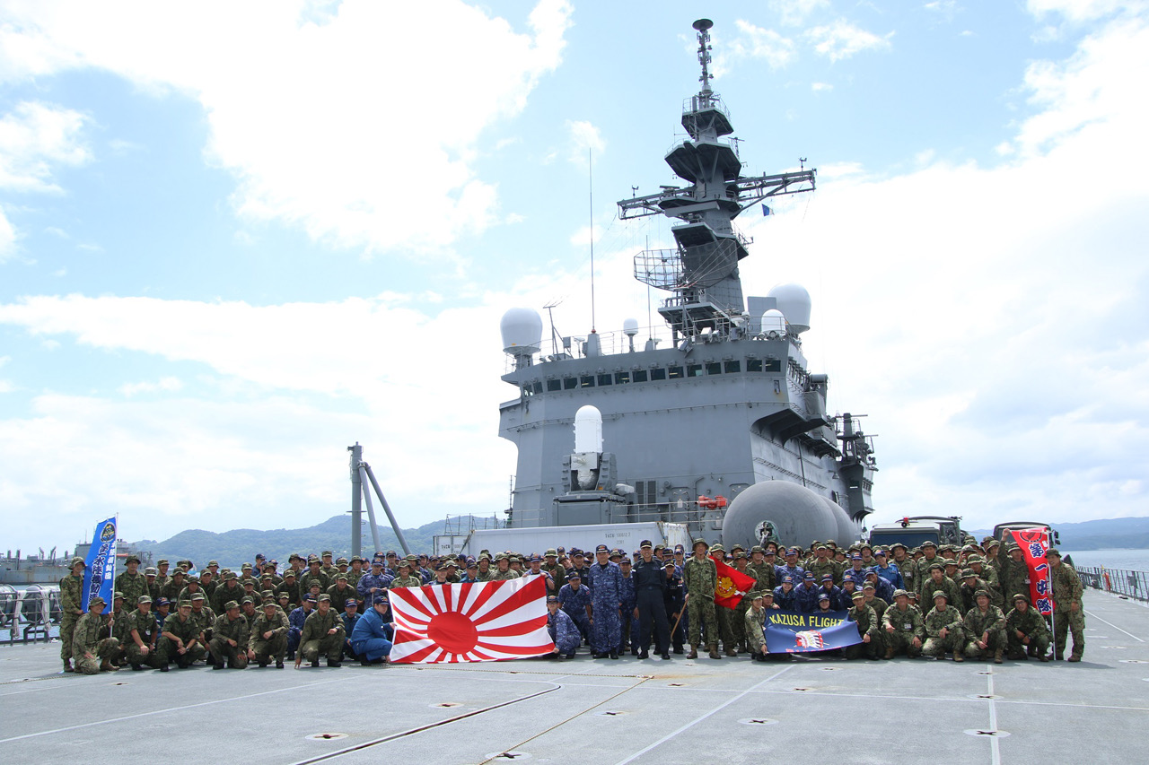 日本海上自衛隊參與2020印太軍演。圖/取自日本海上自衛隊官網