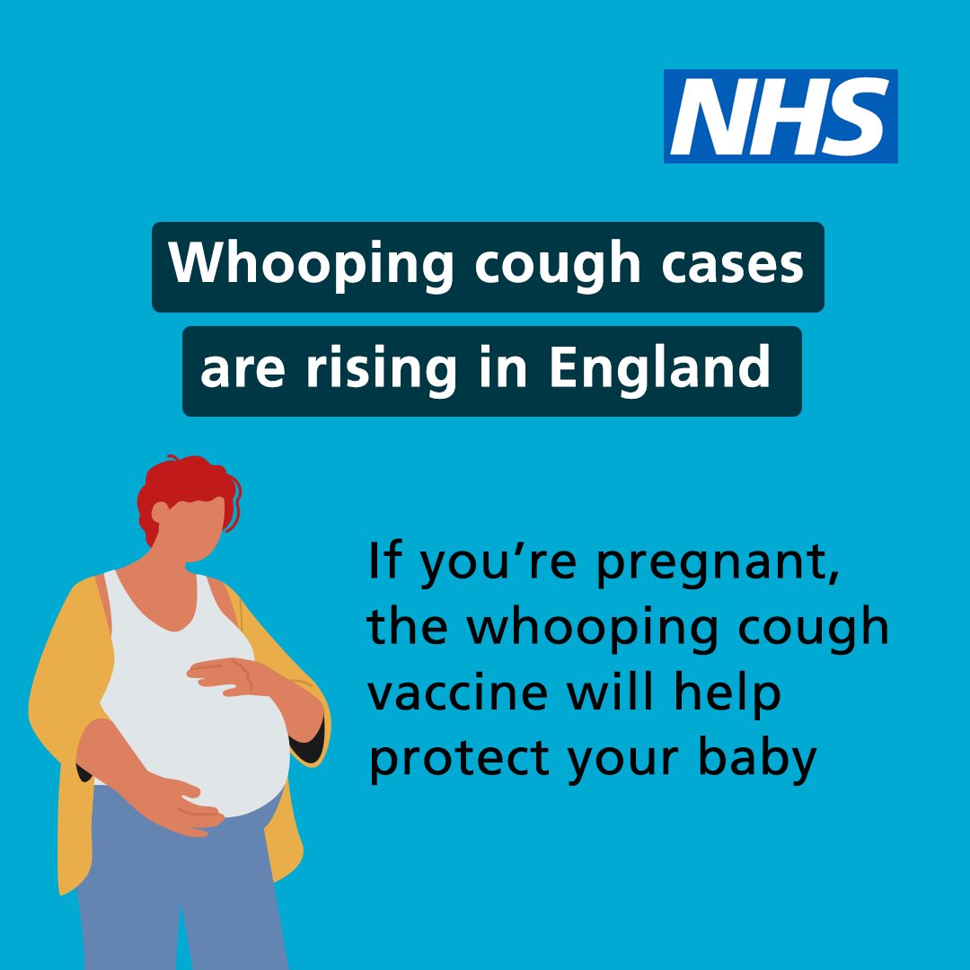 NHS對民眾發出百日咳警告。圖/取自NHS官方《推特》