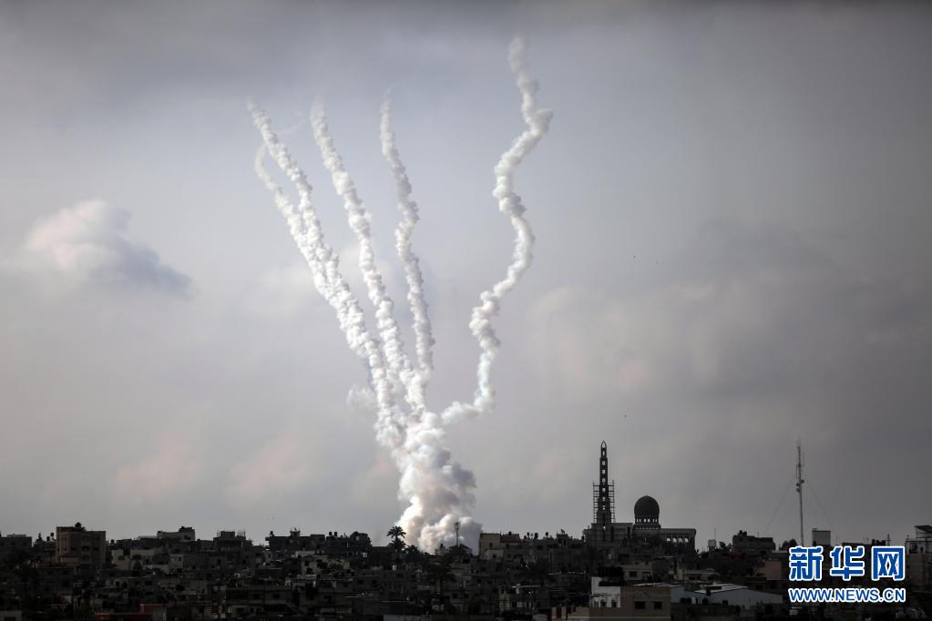 哈瑪斯反擊 以色列南部城市遭大規模火箭彈襲擊