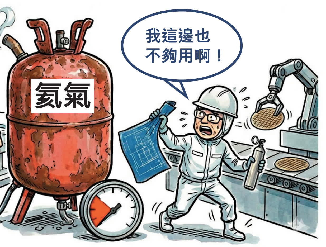 氦氣是生產晶圓的關鍵材料。圖/取自大公文匯網